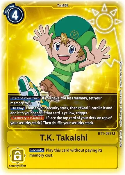 T.K. Takaishi (Box Topper) card art