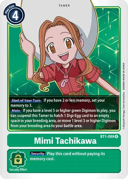 Mimi Tachikawa - BT1-089 card art