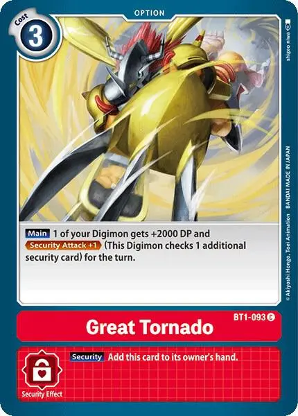 Great Tornado card art