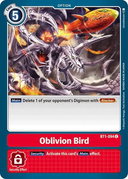 Oblivion Bird card art
