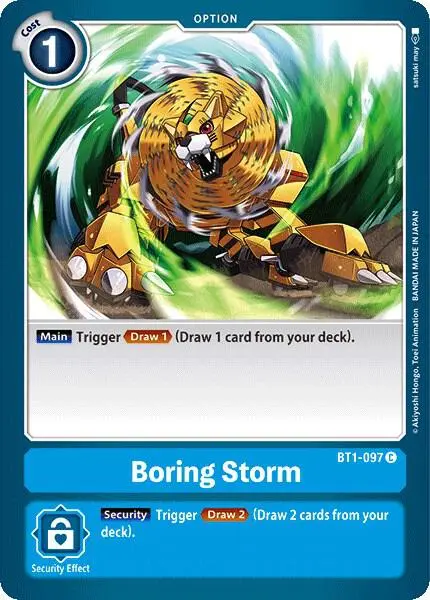 Boring Storm card art