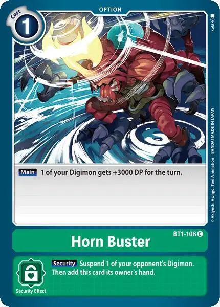 Horn Buster card art