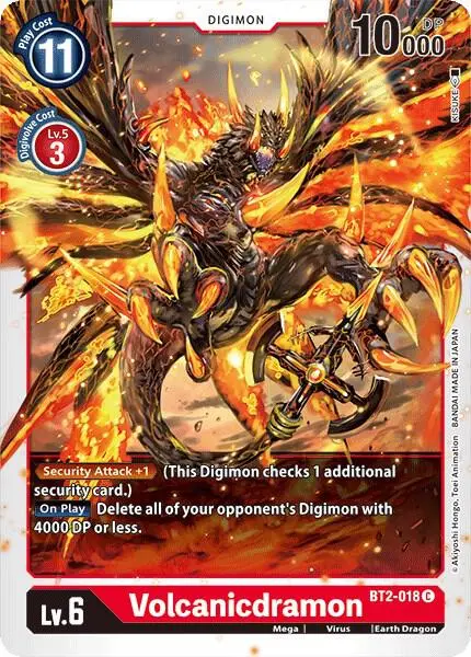 Volcanicdramon card art