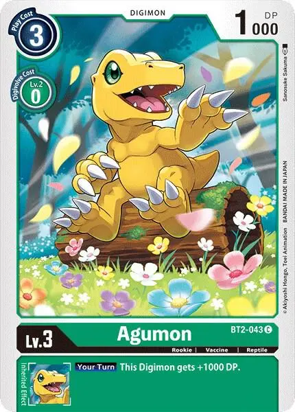 Agumon - BT2-043 card art