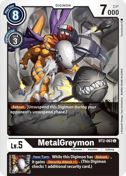 MetalGreymon - BT2-063 card art