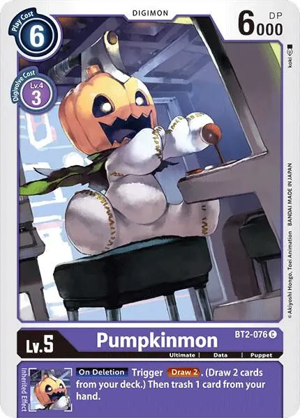 Pumpkinmon card art