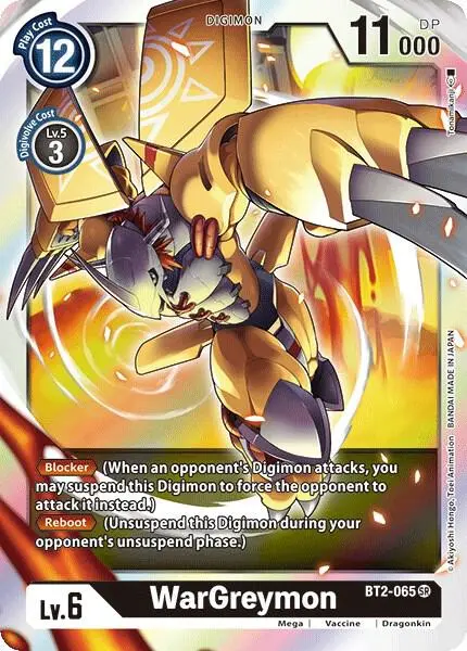 WarGreymon - BT2-065 card art