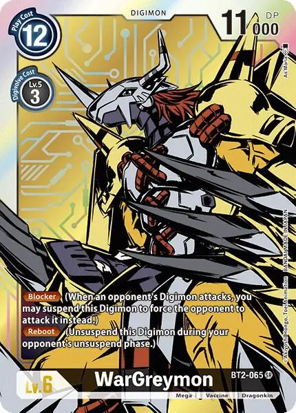 WarGreymon - BT2-065 (Alternate Art) card art