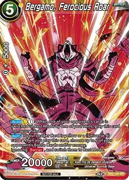 Bergamo, Ferocious Roar (Vicious Rejuvenation Revival Pack) card art