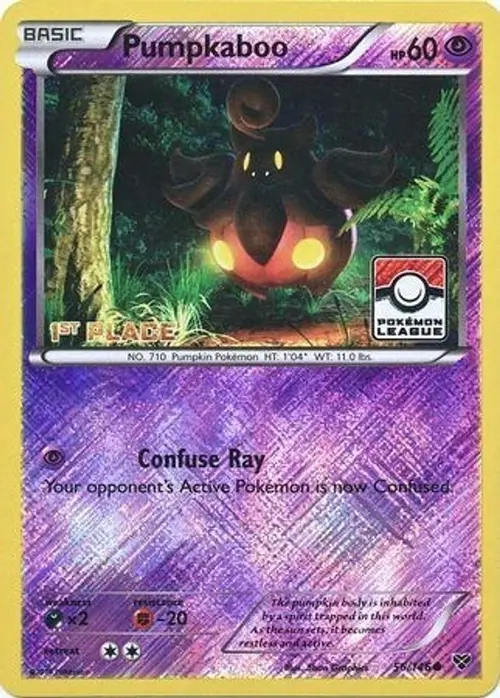 Pumpkaboo - 56/146 (Pokemon League) [1st Place] card art