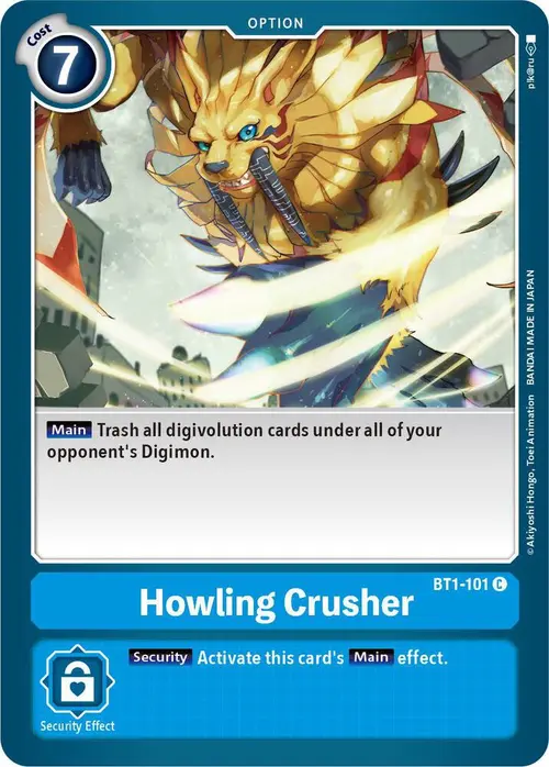 Howling Crusher card art