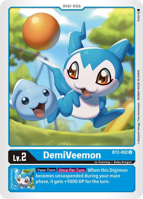 DemiVeemon - BT2-002 card art