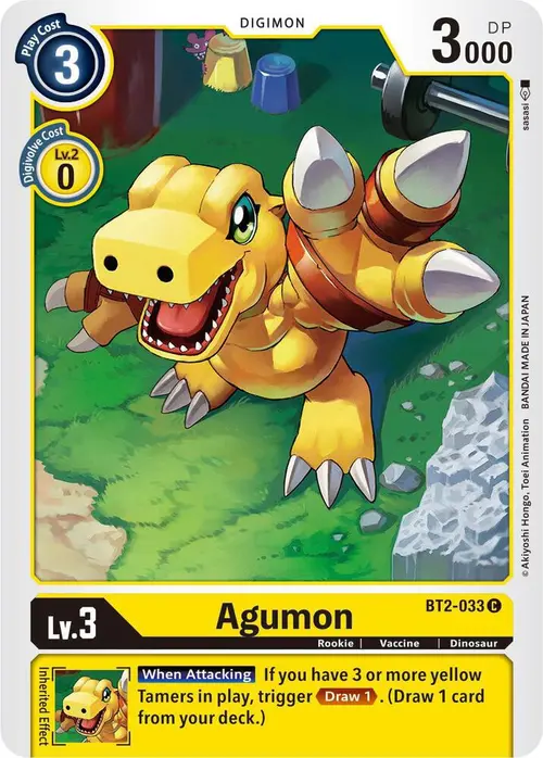 Agumon - BT2-033 card art