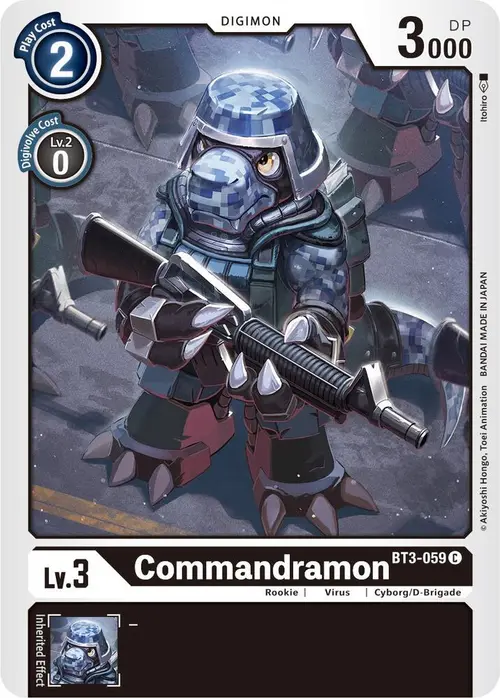 Commandramon card art