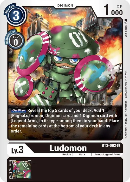 Ludomon card art