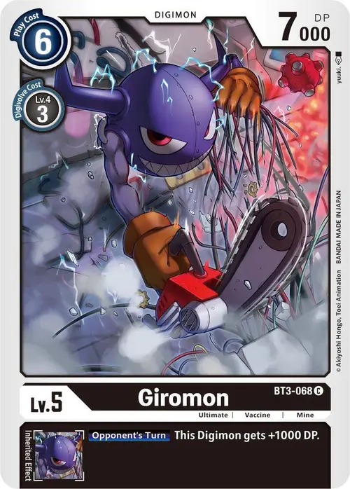 Giromon card art