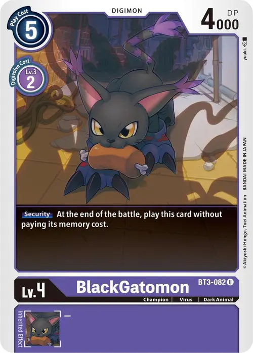 BlackGatomon card art