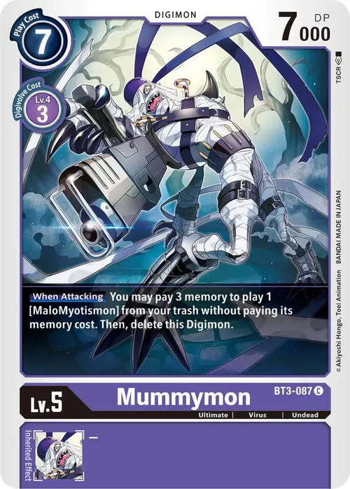 Mummymon card art