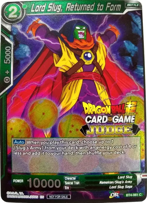 Lord Slug, Returned to Form card art