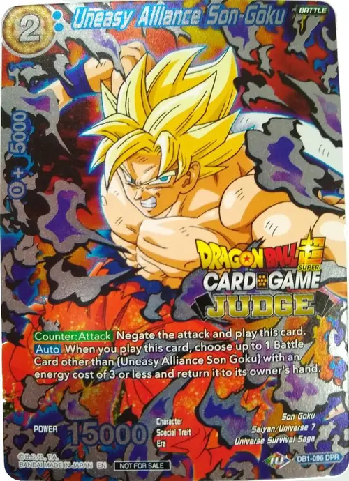Uneasy Alliance Son Goku card art