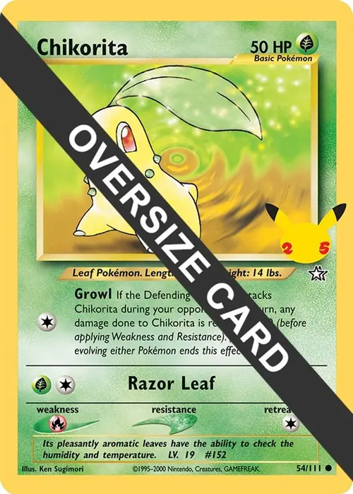 Chikorita card art