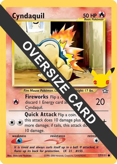 Cyndaquil card art
