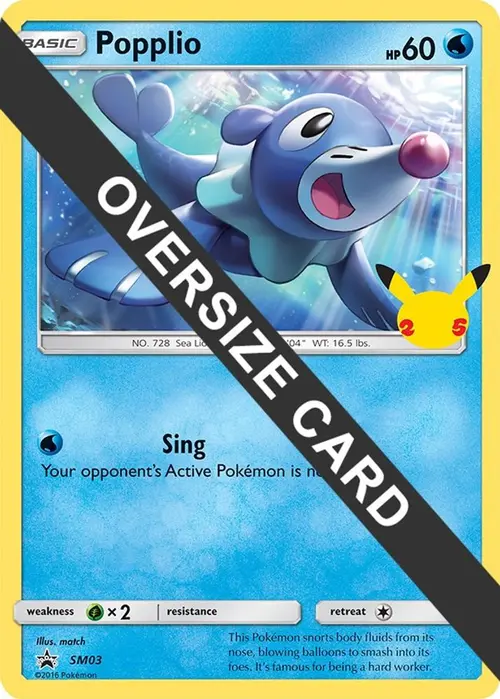 Popplio card art