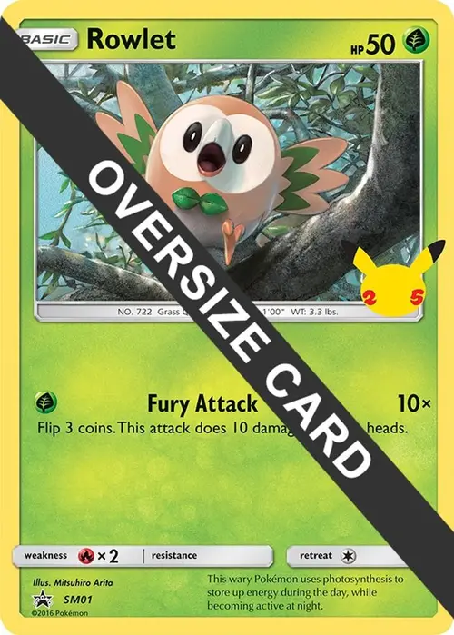 Rowlet card art