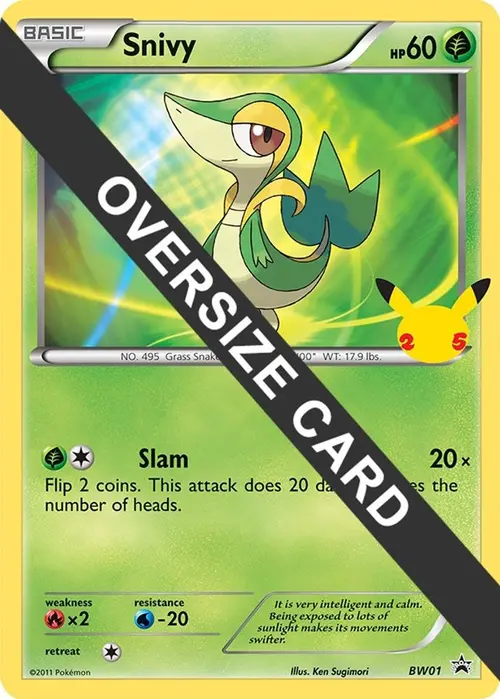 Snivy card art