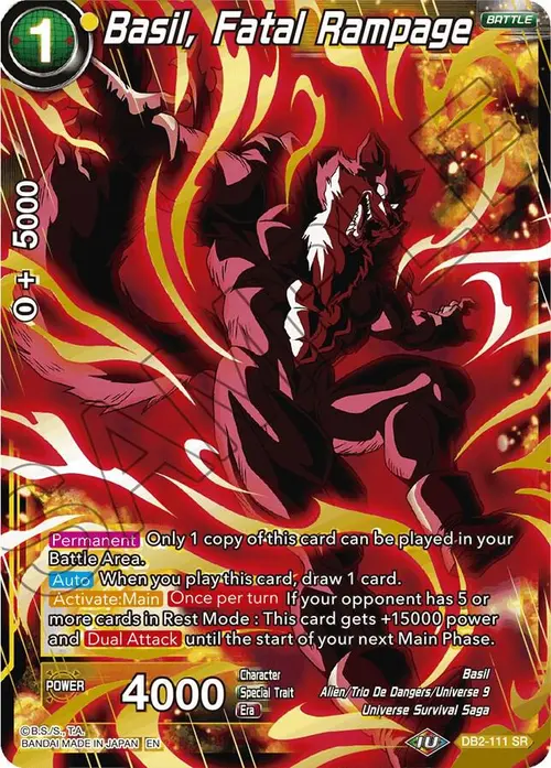 Basil, Fatal Rampage (Reprint) card art
