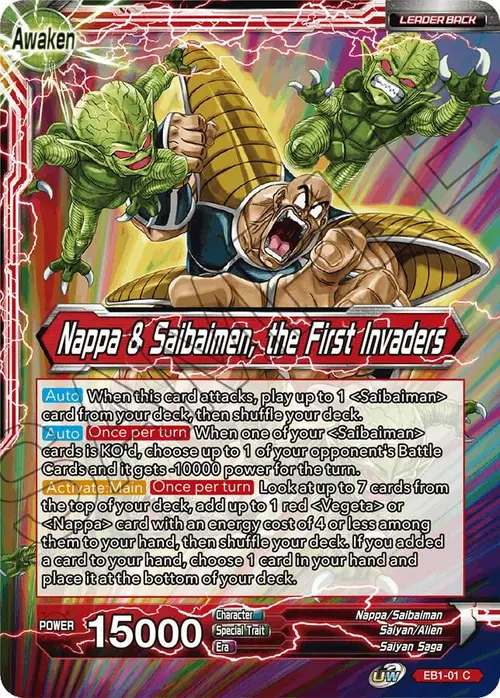 Nappa // Nappa & Saibaimen, the First Invaders card art