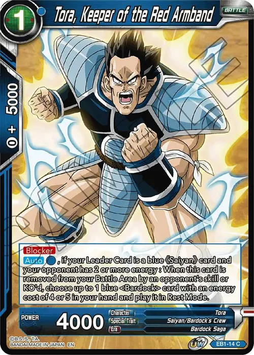 Tora, Keeper of the Red Armband card art