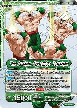 Tien Shinhan // Tien Shinhan, Mysterious Technique card art