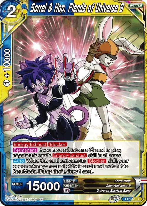 Sorrel & Hop, Fiends of Universe 9 card art