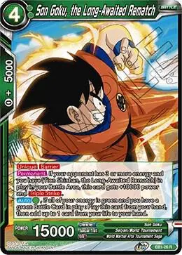 Son Goku, the Long-Awaited Rematch card art