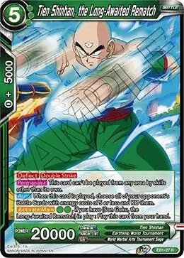 Tien Shinhan, the Long-Awaited Rematch card art