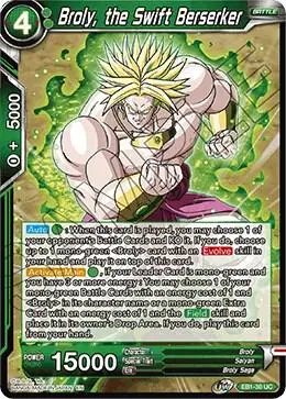 Broly, the Swift Berserker card art