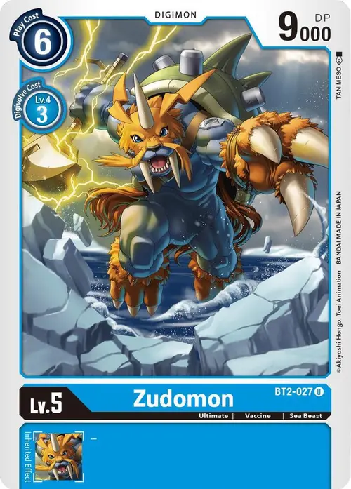 Zudomon - BT2-027 card art