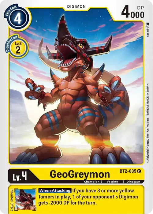 GeoGreymon card art