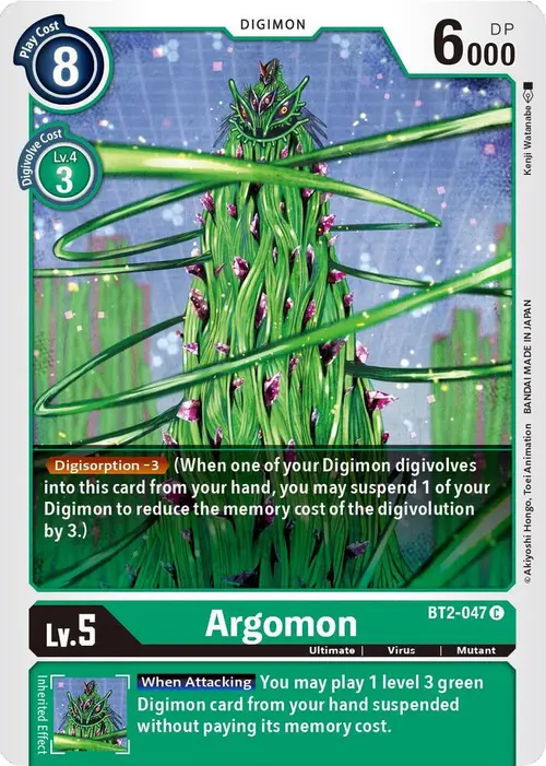 Argomon - BT2-047 card art
