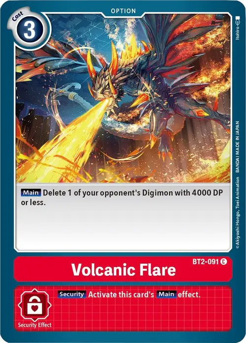 Volcanic Flare card art