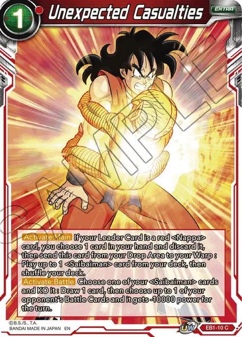 Unexpected Casualties card art