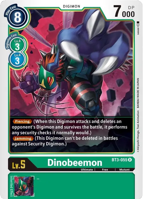 Dinobeemon card art