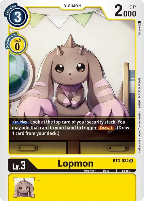 Lopmon card art
