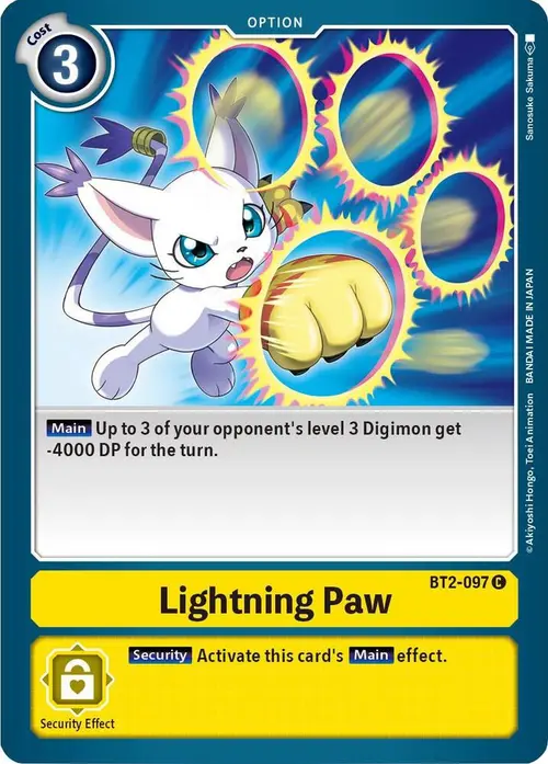 Lightning Paw card art