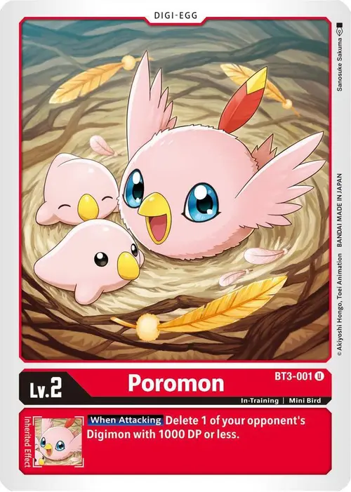 Poromon card art