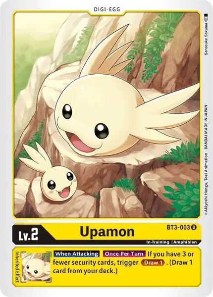 Upamon - BT3-003 card art