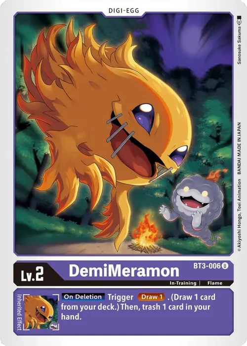 DemiMeramon card art