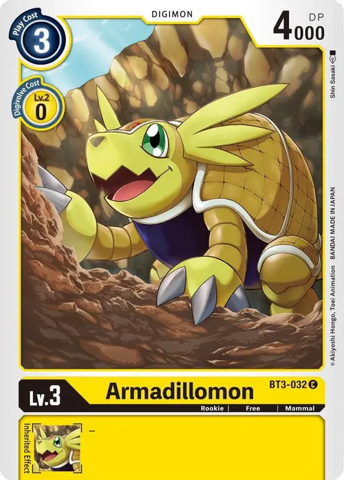 Armadillomon - BT3-032 card art
