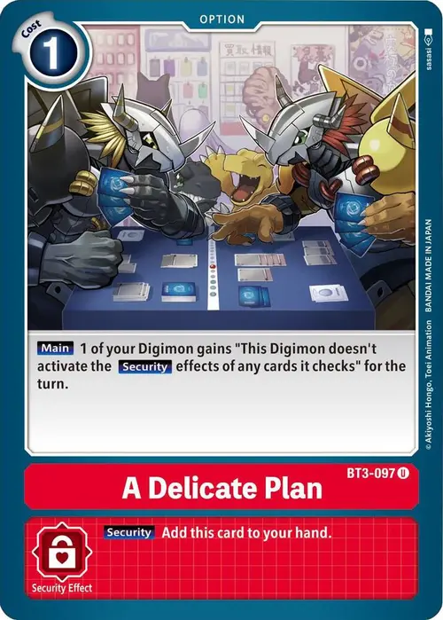 A Delicate Plan card art